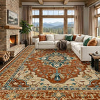 RELEANY Washable Area Rug, Large 10'x14' by RELEANY