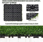 Yaheetech Artificial Grass Turf Tiles 12" x 12" - Image 4