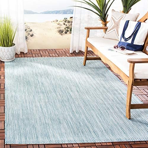 SAFAVIEH Outdoor Square Rug 5'3" by Unknown