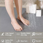 Anti Slip Drainage Mat Cutable Pool Flooring Bathroom Mats 3FTX92FT PVC Mesh - Image 3