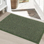 BEQHAUSE Dirt Trapper Door Mat 24" x 36", Non-Slip Washable Doormats by BEQHAUSE