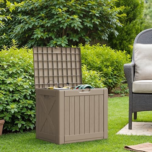 Flamaker Resin Deck Box 40 Gallon Waterproof Outdoor Storage Box - Image 3