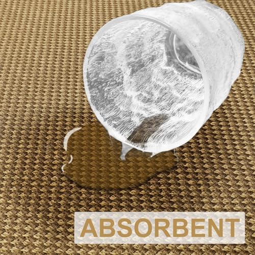 LEKEEPGO Door Mat 24"x36", Non Slip Washable Indoor Door Mat, Light Brown - Image 4