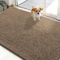 OLANLY Dog Door Mat for Muddy Paws 48x30, Super Absorbent Chenille Mud Mat by OLANLY