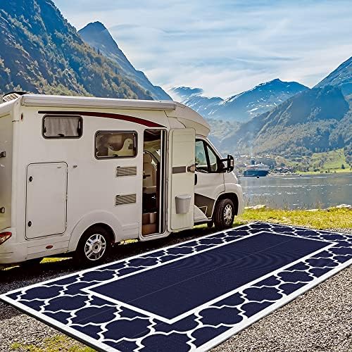GENIMO Outdoor Rug, Waterproof Plastic Rugs 10'x20' - Image 4