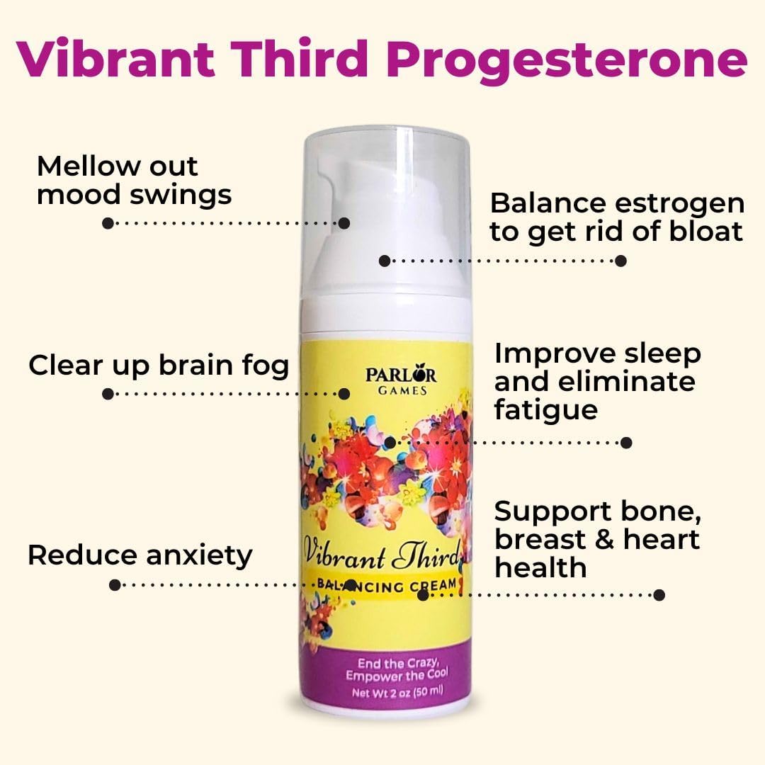 Happy Hormone Bundle: Silky Peach Estriol Cream, Vibrant Third Progesterone Cream & ReBounce DHEA Cream for Complete Menopause Relief