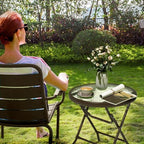 Outdoor Side Table, Small Patio End Table - Image 6