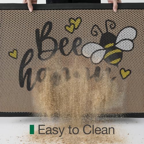 LUMI Outside Welcome Door Mat 36x59, Non-Slip Durable Rubber Easy Clean - Image 5