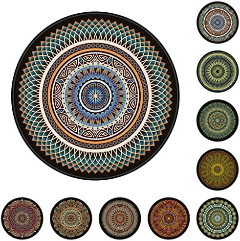 Chair Mat for Hardwood Floor Anti-Slip Floor Protector Round Gaming Computer - Image 2