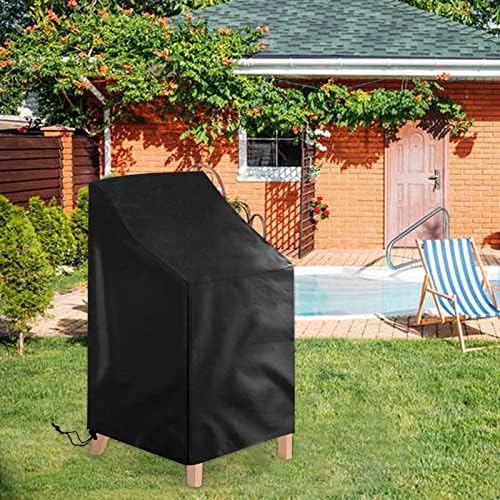 Waterproof Stackable Chair Covers, Uranshin Outdoor Patio Furniture Covers - Image 7
