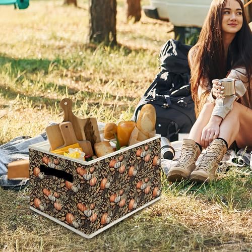 Rustic Fall Pumpkin Storage Bins & Boxes - Image 6