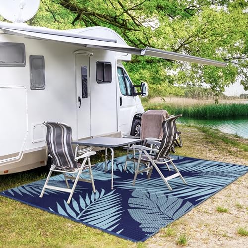 GENIMO Outdoor Rug, Waterproof Plastic Rugs - Image 5