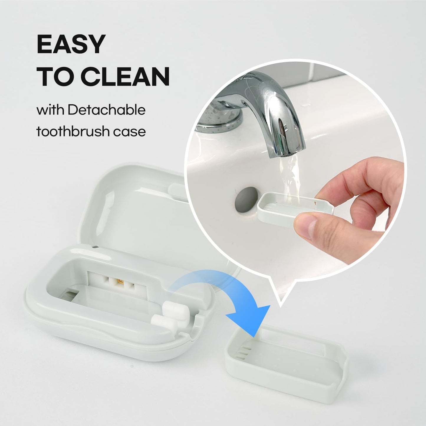 HubiCare Toothbrush Case, Spring pastel Color Portable Mini Toothbrush Covers with Holder, Rechargeable Travel Home Toothbrush And Holder, Cleaner Case for All Electric & Manual Toothbrushes (Yellow)