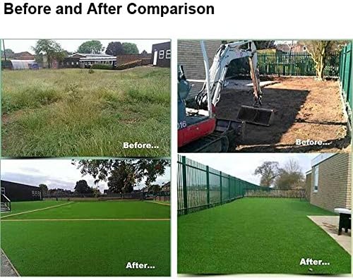 Deluxe Realistic Artificial Grass Turf 5FTX58FT, 1.37" Thick 70 oz Face Weight - Image 5