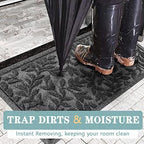 Bulijojo Sturdy Front Entrance Doormats, Durable Heavy Duty Welcome Mat - Image 4
