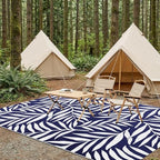 Smiry Outdoor Rug 5x8 ft Waterproof Reversible Leaf Mat - Image 7