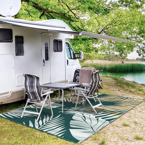 GENIMO Outdoor Rug, Waterproof Plastic Rugs - Image 5