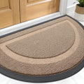 OLANLY Half Circle Front Door Mat Outside 59x34 All-Season Rubber Doormat by OLANLY