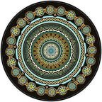 Chair Mat for Hardwood Floor Anti-Slip Floor Protector Round Gaming Computer - Image 2