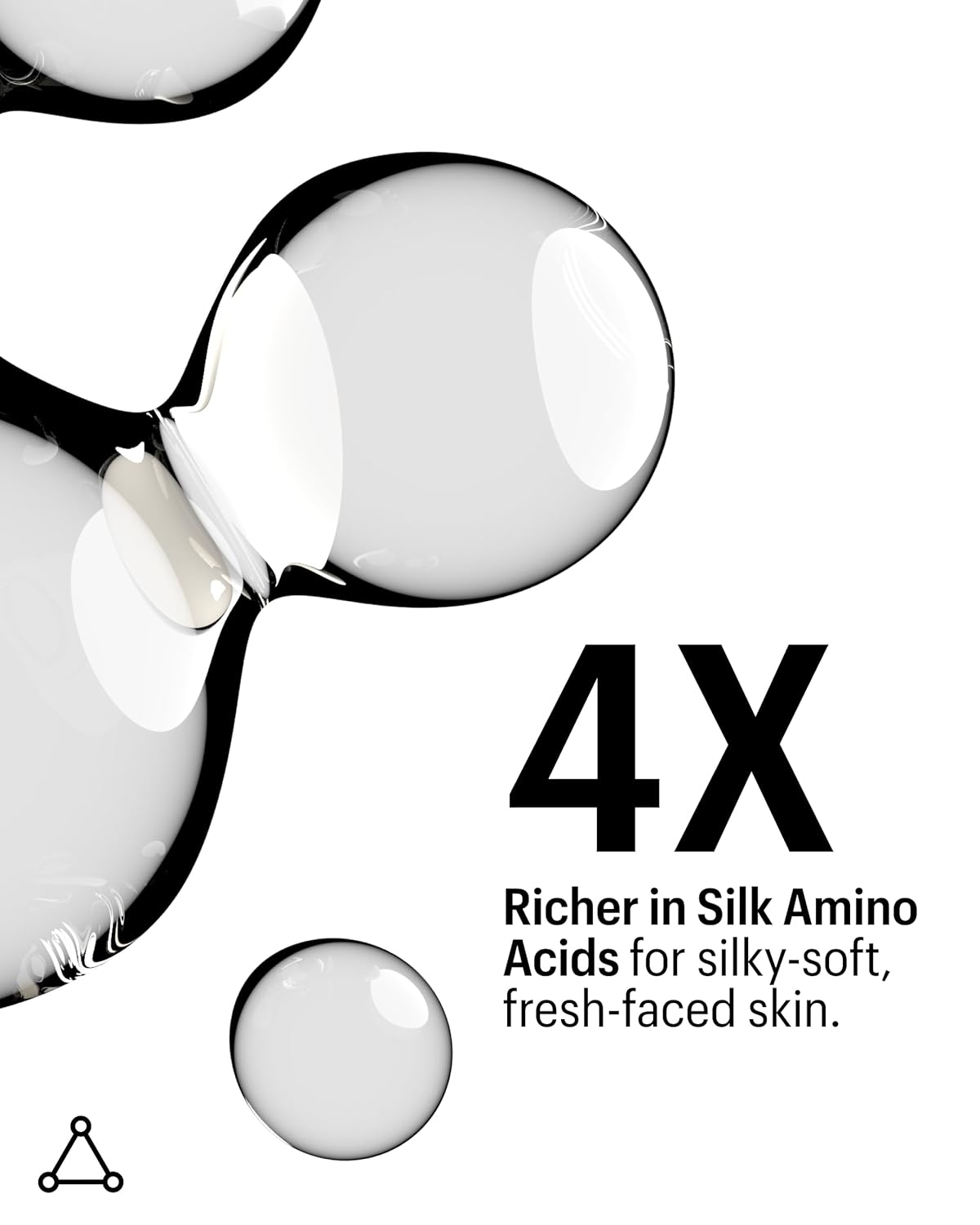 Allies of Skin Molecular Silk Amino Hydrating Cleanser: Hyaluronic Acid, Ceramides, Safflower & Moringa Oils. Nourishes, Conditions & Repairs 100 ml/2.4 oz