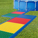 Interlocking Pool Tile 16 Pcs Floor Mat by Chitidr
