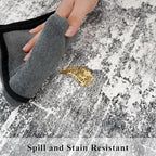 2x6 Abstract Kitchen Runner Rug - Image 3