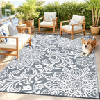 Findosom Waterproof Outdoor Rug 5' x 8' by Findosom