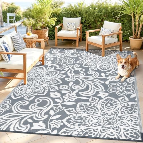 Findosom Waterproof Outdoor Rug 5' x 8' by Findosom