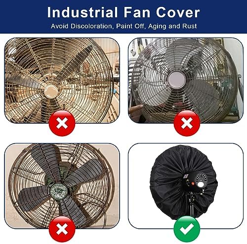 Industrial Fan Cover, Heavy Duty Waterproof & Dustproof - Image 2
