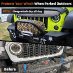 Waterproof Winch Cover for 8500-12000 lb Winches, Camouflage - Image 2