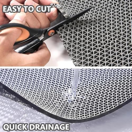 Thick PVC Drainage Floor Mat 3x43FT, Non Slip Flooring Mats Swimming Pool - Image 5
