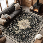 RELEANY Washable Area Rug by RELEANY