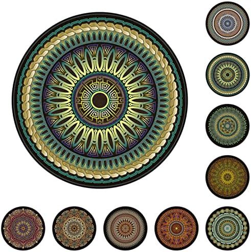 Chair Mat for Hardwood Floor Anti-Slip Floor Protector Round Gaming Computer by GZQIAWY