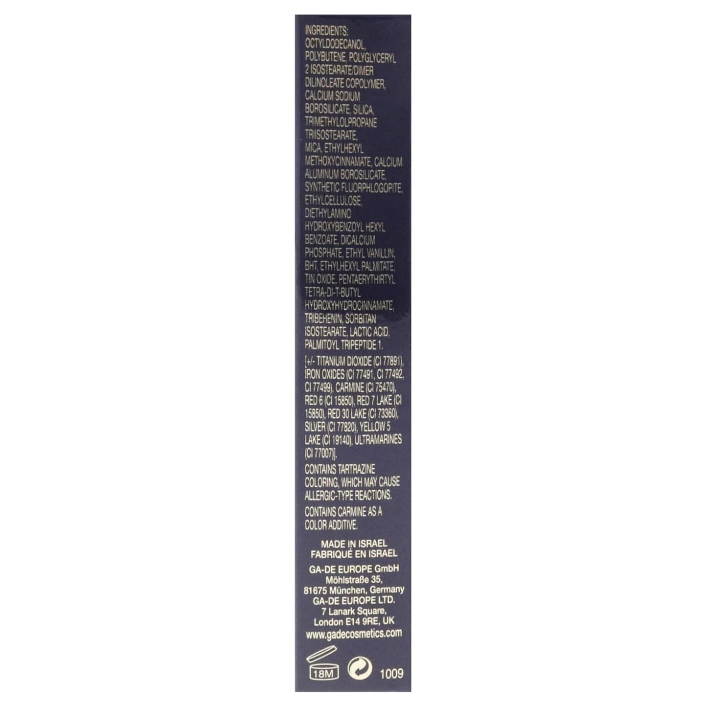 GA-DE Crystal Lights Lip Gloss, 516 - Enriched with Light-Reflecting Crystal Pearls - Smooth Silky, Rich Color - Moisturizes and Adds Shine - 0.2 oz