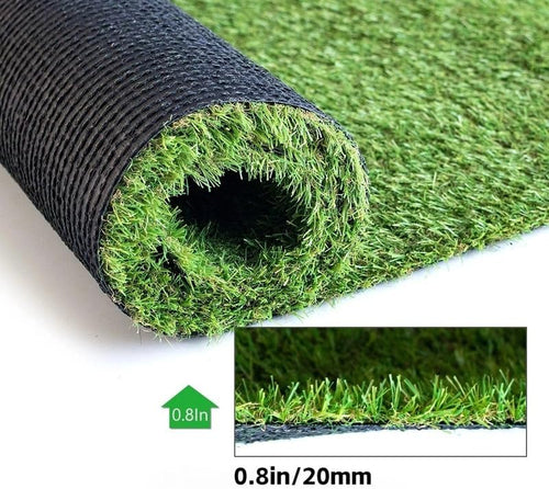 0.8 Inch Grass Height Artificial Grass 10FT x 52FT Customizable Flame Retardant - Image 2