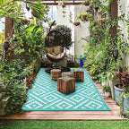 GENIMO Outdoor Rug, Waterproof Plastic Rugs - Image 3