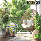 Cinnvoice Outdoor Side Table Small End Patio Porch Table - Image 2