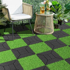 44 Pack Interlocking Deck Tiles, All-Weather Outdoor Deck Tiles - Image 6
