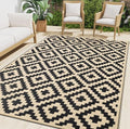 Smiry Outdoor Rug 10x14 ft Waterproof Reversible Boho Mat by Smiry