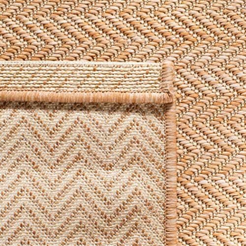 SAFAVIEH Outdoor Square Rug 4' - Image 3
