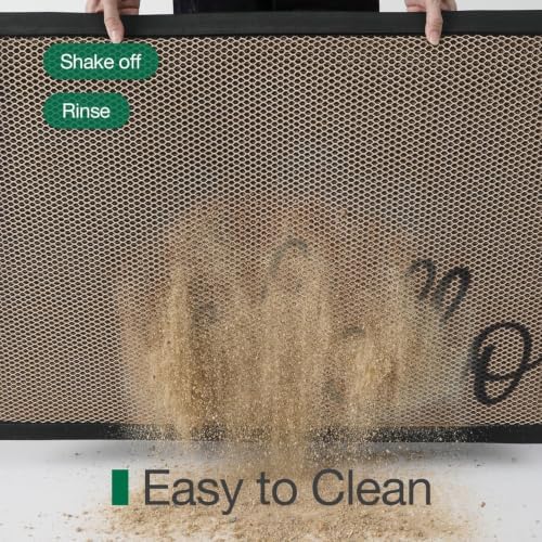 LUMI Outside Welcome Door Mat 32x47, Non-Slip Durable Rubber Easy Clean - Image 5