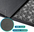Bulijojo Sturdy Front Entrance Doormats, Durable Heavy Duty Welcome Mat - Image 2