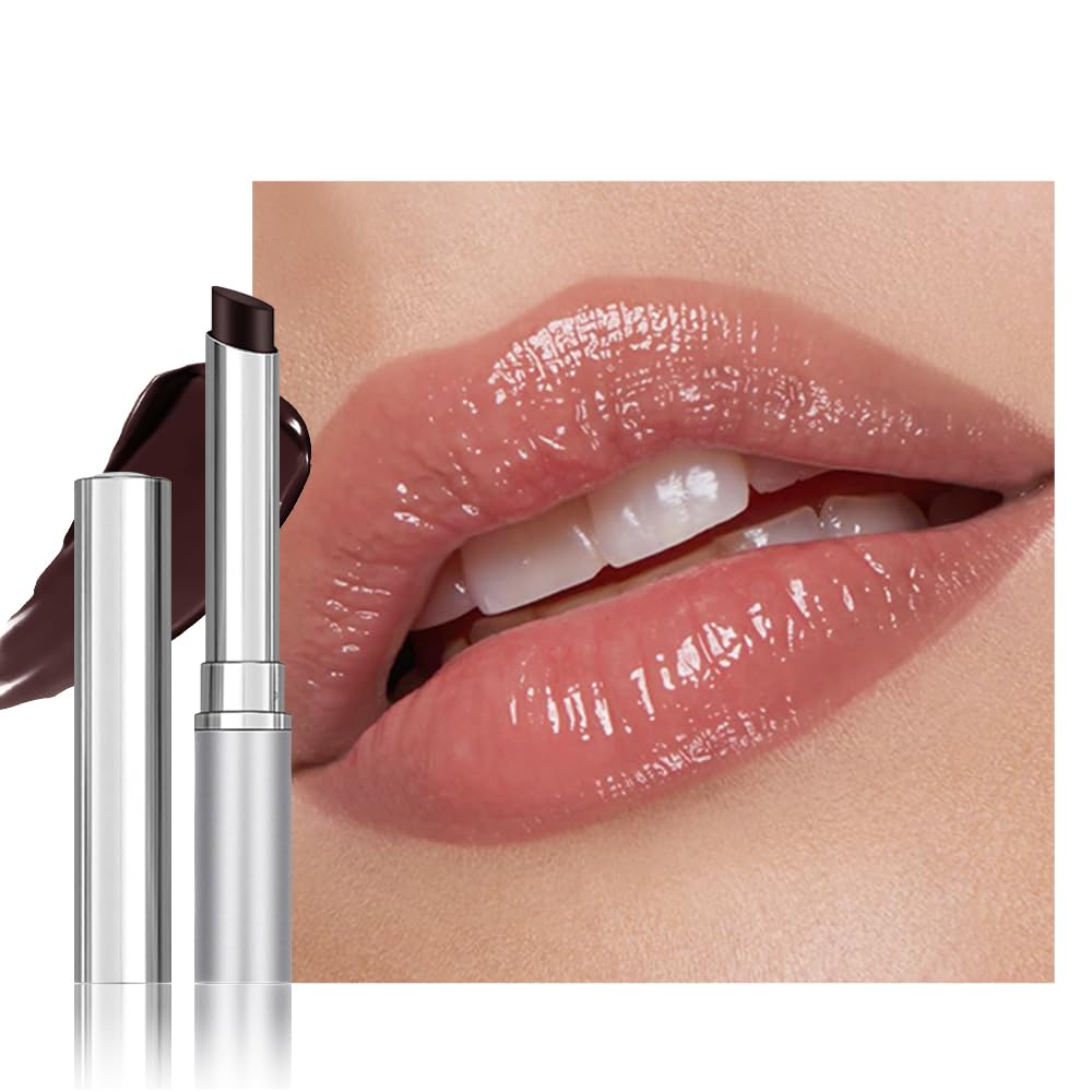 Honey Tinted Lip Balms Lip Stain, Sheer Hydrating Lip Skin Tint, Gloss Balm Moisturizing Lip Color for All Skin Tones, Nourishing Lip Balm with a Hint of Natural Black Cherry Tint (Black)
