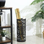 SONGMICS Umbrella Stand, Steel Round, Detachable Drip Tray, 4 Hooks - Image 4