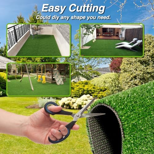 XLX TURF Outdoor Artificial Grass Rug 5FT X 7FT, Extra Large Pets Grass Pad - Image 6