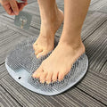 Shower Foot Scrubber Mat Back Washer Exfoliating Bath Wash Pad Wall Mounted by SZZYXD