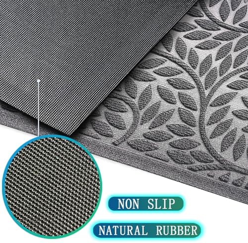 Bulijojo Front Door Mat Entrance, Durable Heavy Duty Welcome Mat, Thick - Image 5