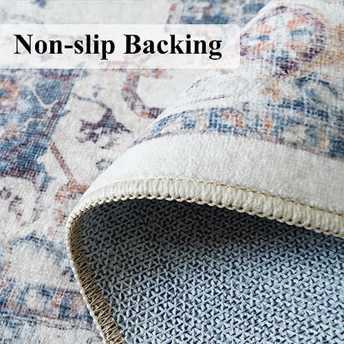 2x8 Washable Hallway Runner Rug: Indoor Non-Slip Entryway Kitchen Rugs Oriental - Image 4