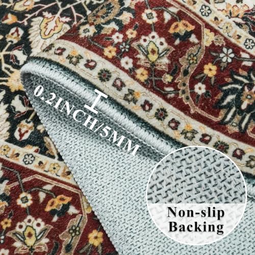 HAOYUNLAI Washable Non-Slip 2x3 Entryway Area Rug Low-Profile Soft Carpet - Image 5