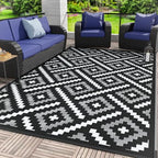 GENIMO Outdoor Rug, Waterproof Plastic Rugs by GENIMO